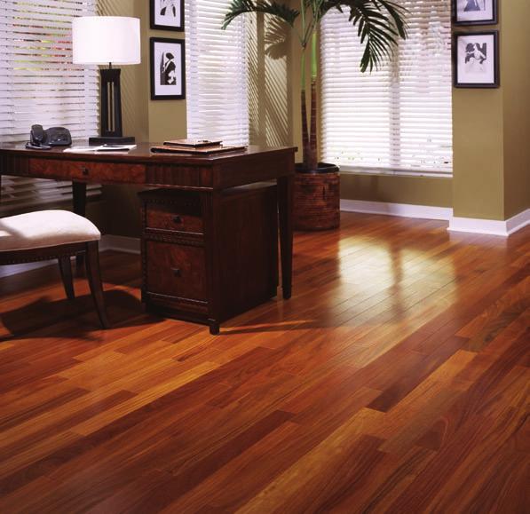 unaffected by exposure to light. The Tiete Chestnut has a hardness rating of 15.