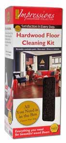 NATURAL DESIGN Complements Cleaning Kit Impressions Hardwood Collection s All-in-One Hardwood Floor Cleaning Kit has everything you need for maintaining beautiful wood floors.