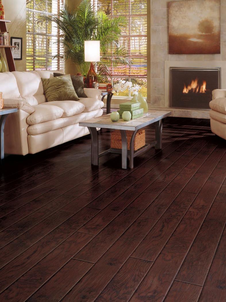 I wanted a floor that looked natural and warm, without