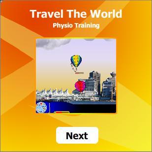 Travel The World Physio Training Objective This game is designed for Heart Rate Variability Training or Relaxation Training: HRV: Increase and sustain heart rate variability to go faster, further,