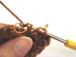 Used Stitches Treble Yarn over the working thread, then insert hook into the stitch of previous row, catch the working thread with the hook and pull through