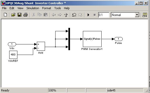 When Sag occurs at line, the desired voltage is fed into the line through the series converter.