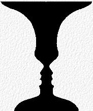Face-Vase Illusion A Reversible Figure (not clear what is figure vs ground) Gestalt Psychology What