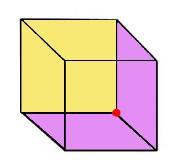 at the front of the cube or the back corner of the cube? Can you make it switch?
