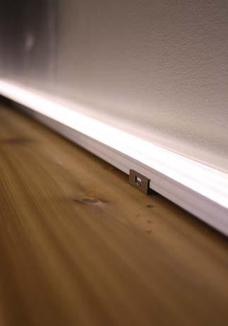 Features Designed to give a uniform light without hot spots with an opal lens and a strip of 120 LEDs per meter or more. Custom length by sections of 2 to 240 inches (6m).