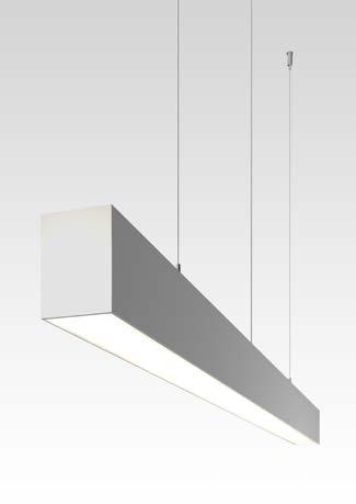 9850 Profile (STUD) 9850 (LM22998-50) 9000 Series Cross-section dimensions: 3.98 in. 101.0 mm 2.95 in. 75.0 mm ALU The STUD is a robust, powerful, and minimalistic suspended linear luminaire system.