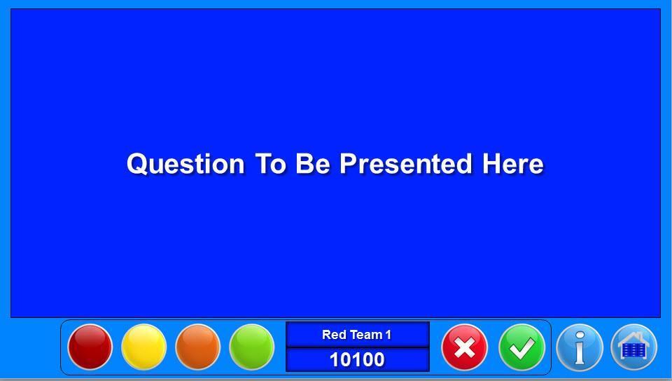 Obviously as you enter questions into the game it is important to know the specific value button associated with the question slide you re creating.