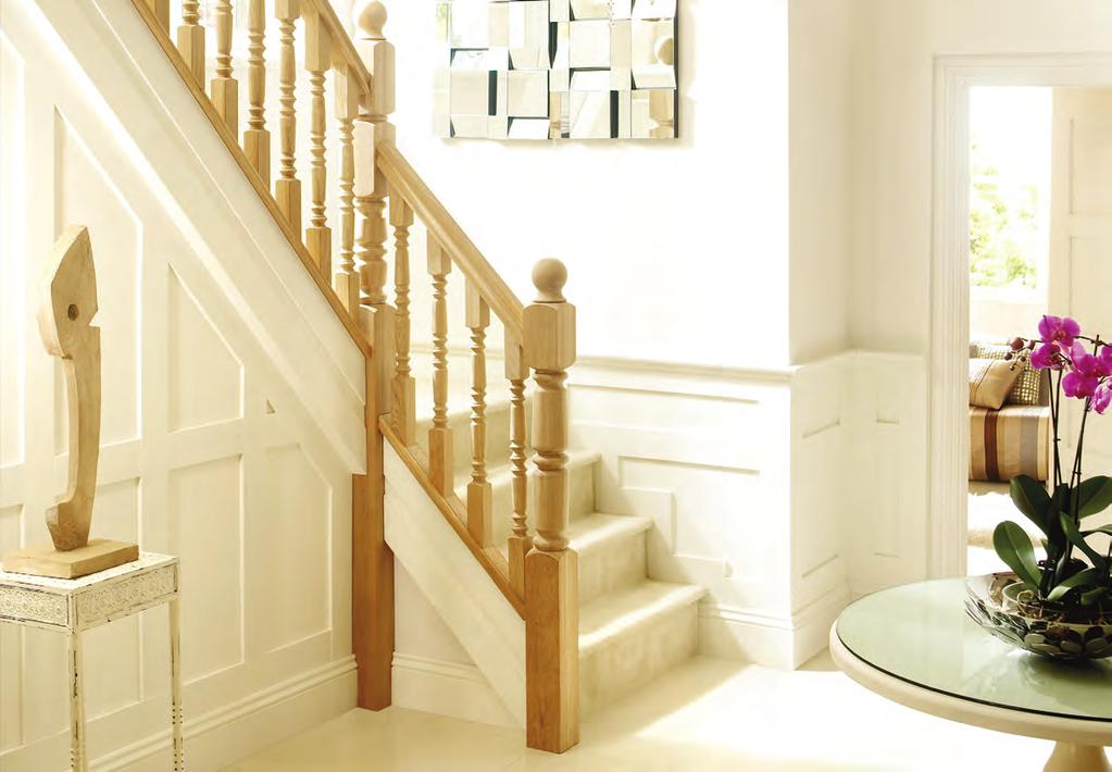 The Heritage range of Traditional stair parts from Richard Burbidge features the highest quality in White Oak, lovingly crafted to produce a beautiful finish.