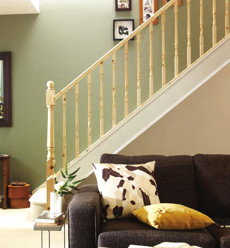 The Hallmark range of stair parts by Richard Burbidge is a collection comprised of high quality pine timber.