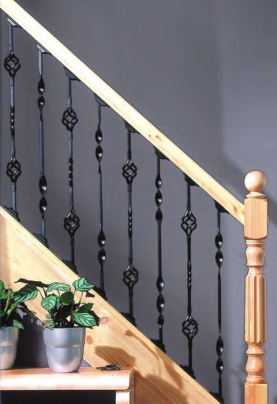 Metal Metal Balustrades can add texture and charm to any staircase,