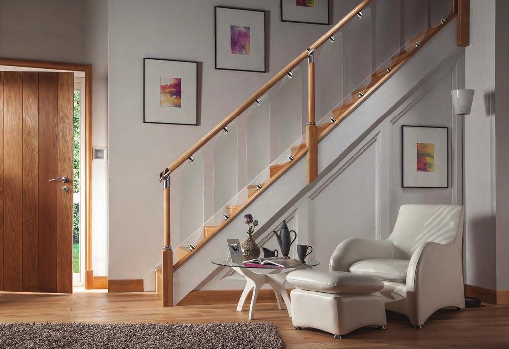 Clarity Clarity is the latest range of contemporary stair parts from Cheshire Mouldings.
