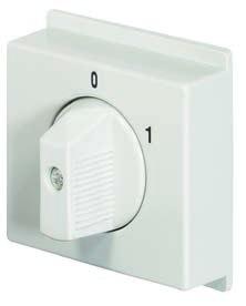In addition, rectangular plates can be provided for all switch sizes, which can fitted on all switches after mounting.