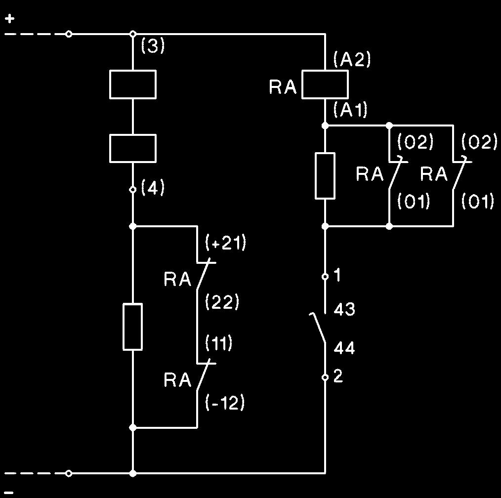 .= with series resistor K3-90A00, K3-115A00 to K3-200A21 K3-151A00, K3-176A00 K3-74.