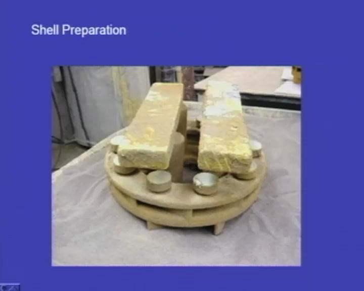 (Refer Slide Time: 28:58) So, we can see, a shell is created over the pattern assembly.