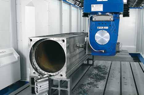 TFM Multifunctional Portal Machining Center Droop+Rein offers high productivity and versatility with their TFM series of Portal Machining Centers.