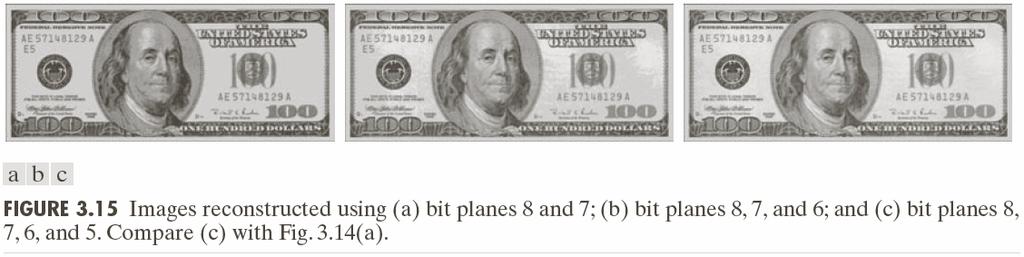 -20- slicing bitplanes Depend on relative importance of bits How much to