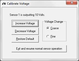 A warning page will appear (Figure 28) acknowledging you want to continue as this will change the output for calibration which could disrupt a process when the sensor is connected to an