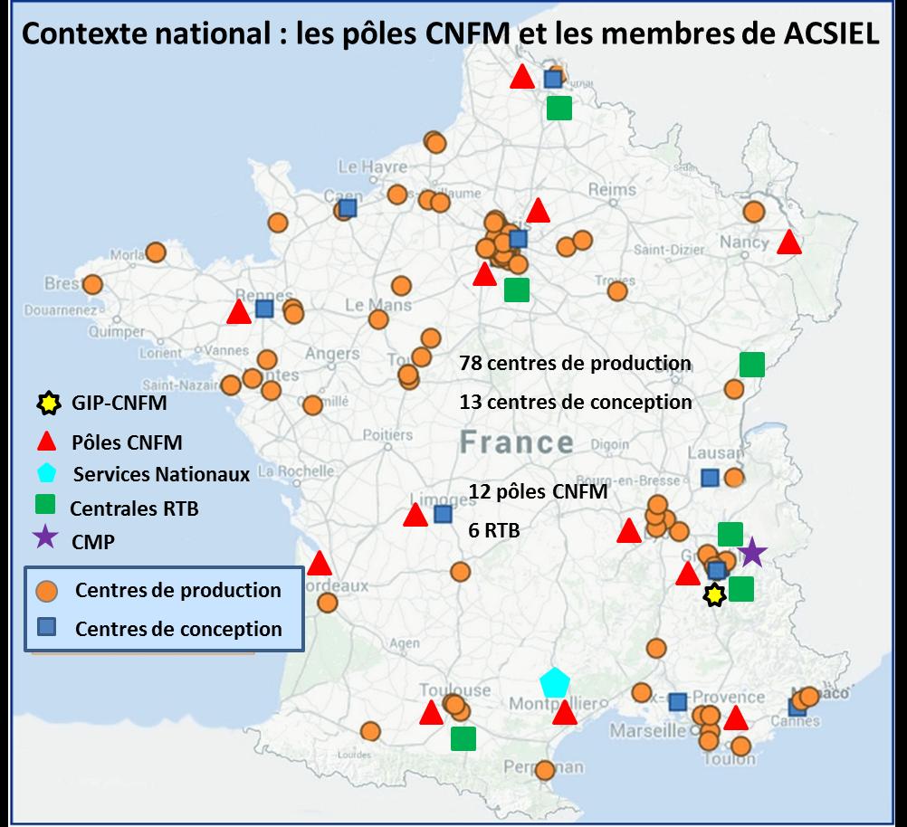 The French national network: CNFM TITRE INSTITUT D ÉLECTRONIQUE ET DE TÉLÉCOMMUNICATIONS DE RENNES The twelve