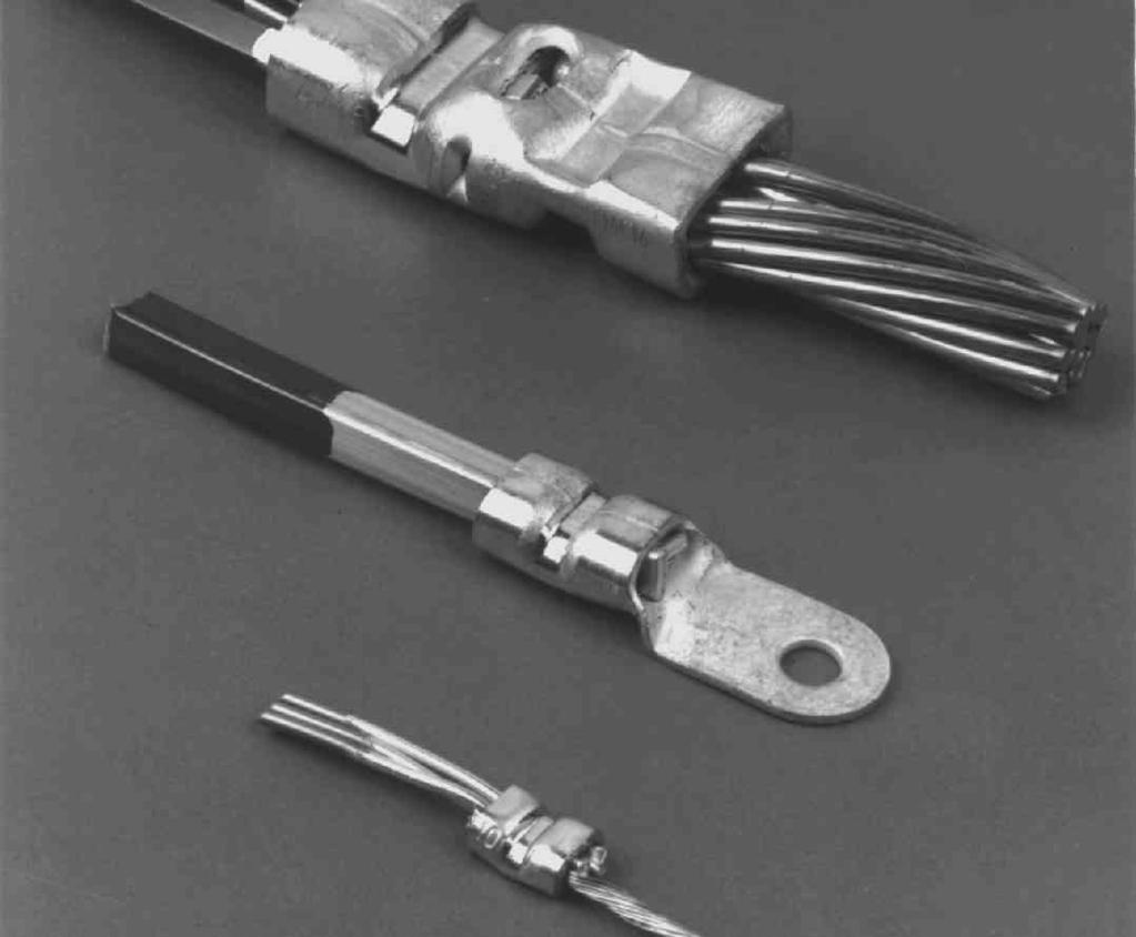Product Facts Bar Crimp Technique Terminals and Splices for aluminum-to-aluminum and aluminum-to-copper stripped wire applications Terminates stripped, stranded and solid (round or rectangular)