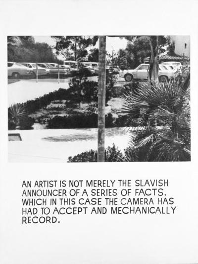 John Baldessari, Commissioned Painting: A Painting by