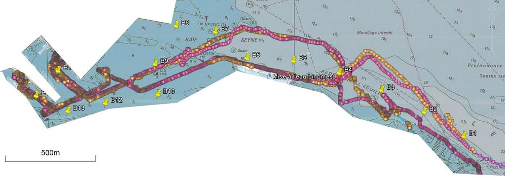 SEA TRIALS Trajectory in Harbor conditions Results Path: very well followed 2.5km x 0.