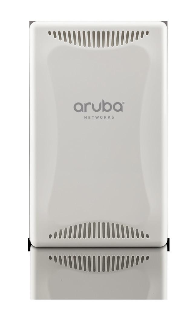 ARUBA AP-103H HOSPITALITY ACCESS POINT Cost-effective dual-band coverage in moderately dense hospitality Wi-Fi environments Multifunctional and affordable, the dual-radio AP-103H hospitality access
