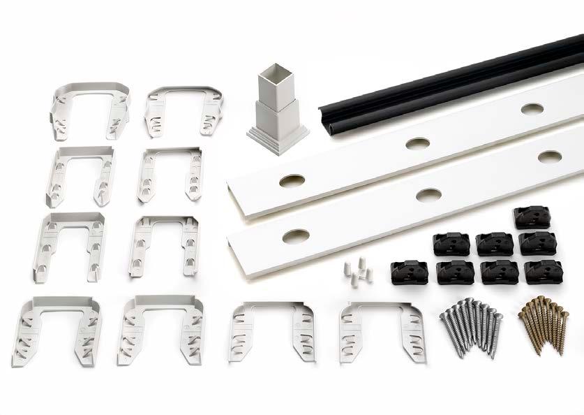 Trex Part #: xxrdsik06 / xxrdsik08 Description: Accessory Infill Kit for ¾ Round AL Balusters (6ft & 8ft) - Stair Purpose: Component hardware for ¾ Round Aluminum Balusters Stair Install Qty (2) 67.