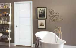 INTERIOR MOULDED PANEL DOORS SMOOTH OR TEXTURED 3-Panel 4-Panel 6-Panel Don t tear out that old door jamb! We can machine match new doors to your old ones for an exact fit.