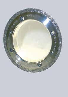 Types of rotary CNC dressing discs Type Manufacture density Description Advantages SG Positive process Maximum Positive electroplated SG dressing discs are characterized by a single layer of diamonds