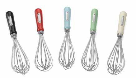 Construction: Painted wood handle, stainless steel, silicone turner BALLOON WHISK 11" length 60459 60457 60460 60458 60461 0-30734-60459-5 0-30734-60457-1 0-30734-60460-1 0-30734-60458-8