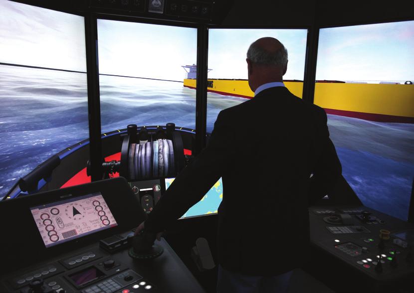 FULL MISSION TUG SIMULATOR A HIGHLY IMMERSIVE 360 TRAINING SOLUTION NAUTIS Full Mission Tug Simulator at 360-Control, Damen/ISKES Training Centre in Amsterdam Because of the power of repetition,