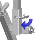STANDARD NEWEL POST INSTALL ADJUSTABLE STAIR RAILS INSTALLATION GUIDE PLACE POST INTO CLAMP SOCKET BASE.