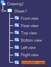 Deleting Views Views can be selected from the specification tree