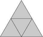 28. a. An equilateral triangle can be divided into equal-size triangles using line segments parallel to the opposite sides. Each segment connects two midpoints.