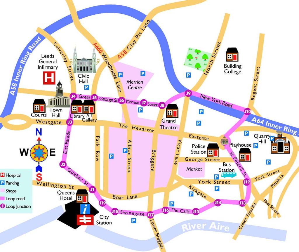 Before You Go Where to? Look at the map below. Find Leeds City Art Gallery.