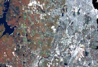 Landsat-7 ETM+ Data of Providence Area Landsat-7
