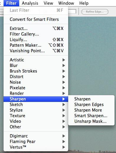 There are five critical things to remember about Unsharp Mask: Unsharp Mask has to be applied to an image layer, it cannot be applied to an adjustment layer.
