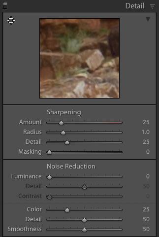SHARPENING IN LIGHTROOM To sharpen an image in Lightroom, open it in the Develop module and display it at 100%.
