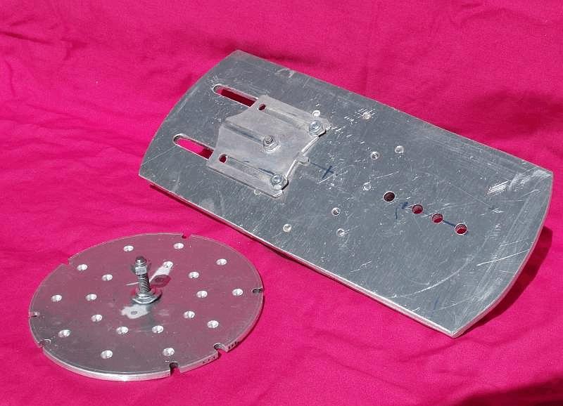 The Base Plate The base plate is 10mm plate aluminium it can be quality plywood 150w x 347L x 10 The Indexing Plate The indexing plate is 6mm