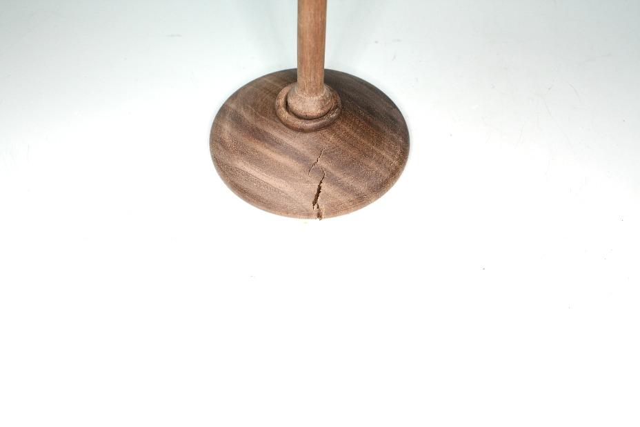 Sid Bright brought in this Walnut captive ring goblet.