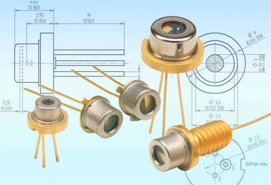 High Power Pulsed Laser Diodes 850-Series FEATURES Single and stacked devices up to 100 Watts Proven AlGaAs high reliability structure 0.