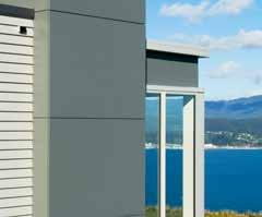 A composite cladding that looks great with Linea Weatherboard to achieve bold geometric designs. External cladding option for commercial and residential projects. Offers expressed joint features.