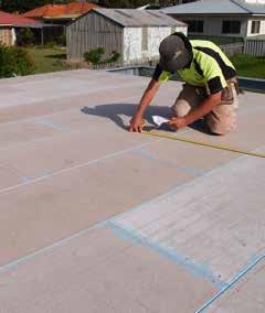 External structural flooring substrate for ceramic tile finishes over timber or lightweight steel floor joists.