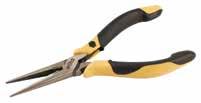 98 Short Round Nose Pliers 145mm Head Width 12.0mm 7.5mm 32746 ES Safe Pliers, Long Needle Nose Pliers, Straight, Serrated Jaws Pliers drop-forged for an ideal material structure.