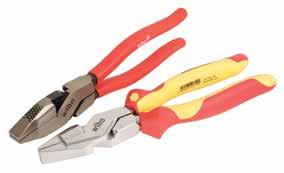 joint 32938 Insulated NE Style Lineman s Pliers. Insulation According to EN/IEC 60900, ASTM F-1505, NFPA70E and CSA, up to 1000 Volt. Individually Tested.