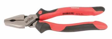 Dynamic Joint Slip guards molded into grip Anti-slip soft dual material handles for safe gripping Industrial SoftGrip Combination Pliers Made by Wiha 309 Industrial Combination Pliers DIN ISO 5746
