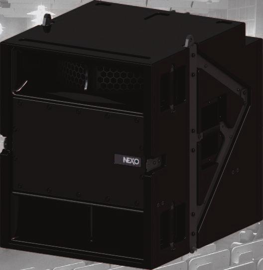Same width, double the height of the STMi M46 main cabinet, so the STMi S118 can be flown in the array or groundstacked in line. Can be run in omnidirectional or cardioid sub mode.