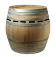 3. To cut the lid, either draw a line with pencil or mark with tape below the first metal band on barrels with 4