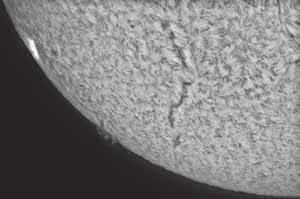 Figure 6. Solar imaging using a Coronado PST. Figure 7. Deep Space Imaging.