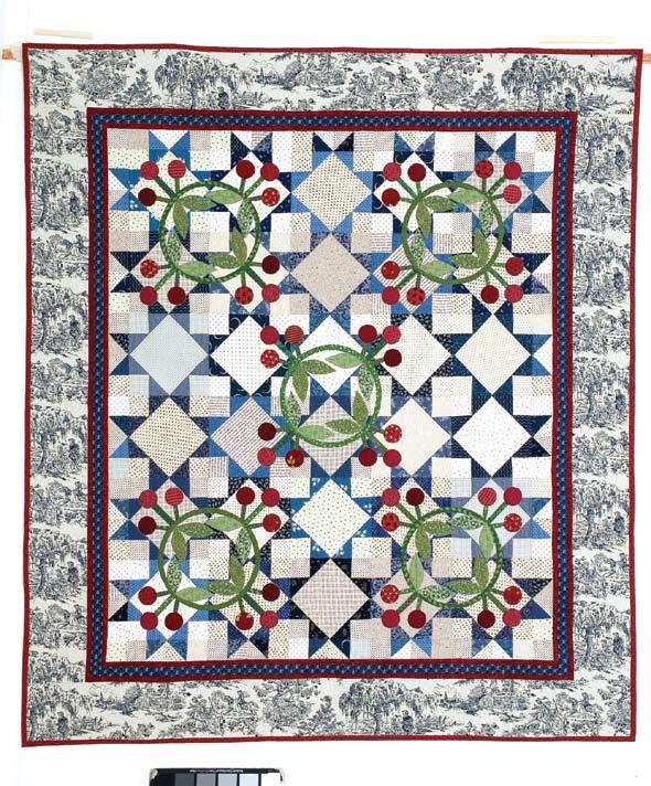 Designed by Ann Weber Made by Ann Weber and Joanne Rowicki Finished Quilt Size 60½ x 68½ Number of Blocks and Finished Size 30 Pieced Blocks 8 x 8 Note: Appliqué templates are printed